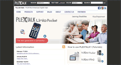 Desktop Screenshot of plextalk.com