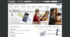 Desktop Screenshot of plextalk.eu