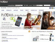 Tablet Screenshot of plextalk.eu